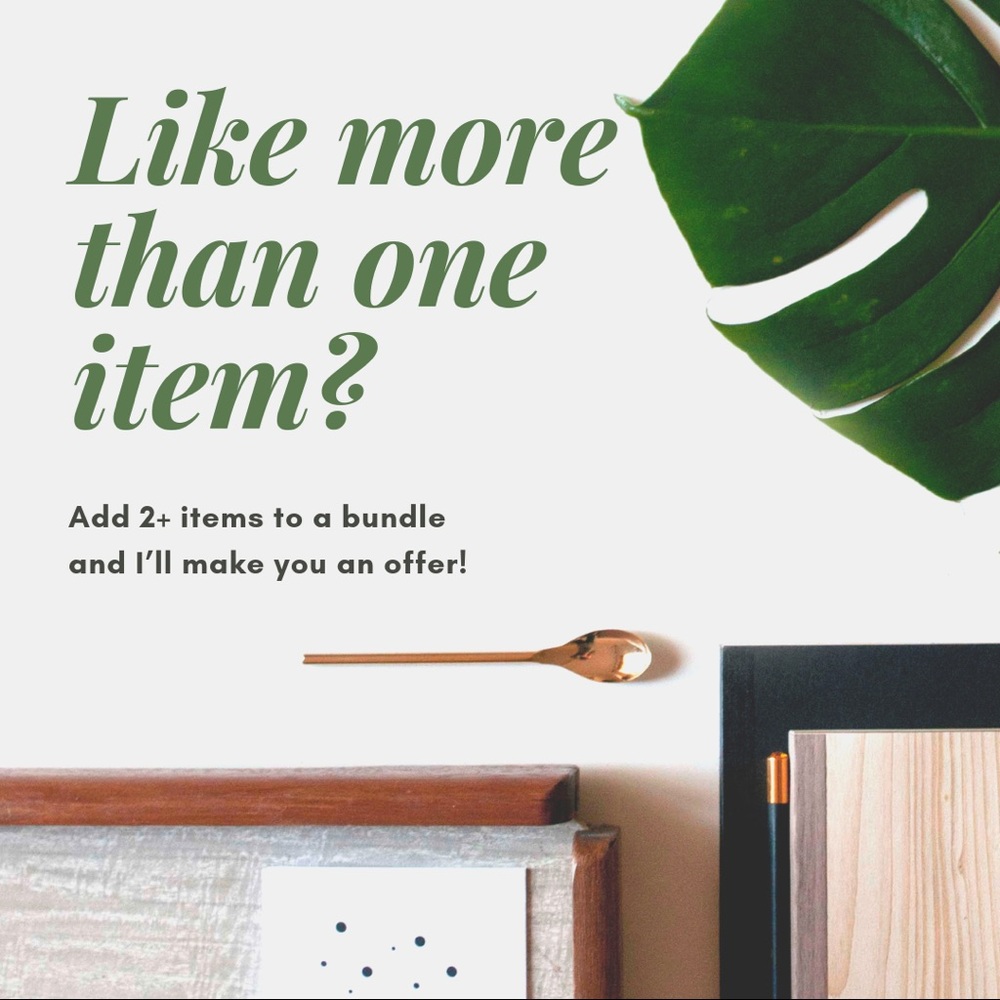 Add 2 or more items to a bundle!